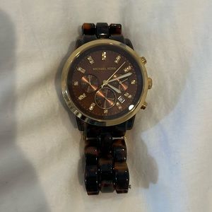 Michael Kors Tortoise shell watch